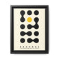 Bauhaus Inspired Framed Canvas Art - Modern Wall Decor