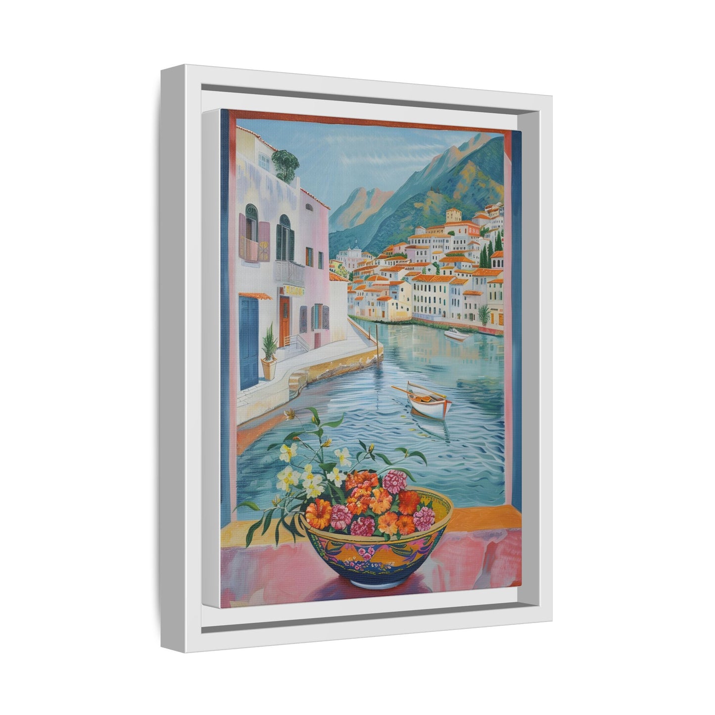 Matte Canvas, Framed (Multi-color)