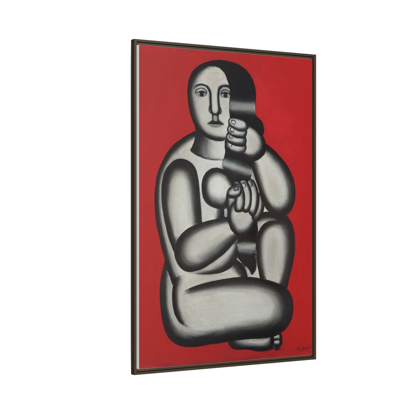 Modern Art Framed Canvas Print, Abstract Art Wall Decor, Minimalist Home Decoration, Unique Gift for Art Lovers, Pop Art Styling