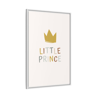 Framed Canvas Art Print, Little Prince Wall Decor, Kids Room Decoration, Nursery Art, Gift for Baby Shower, Toddler Room Aesthetic
