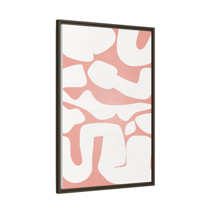 Modern Abstract Framed Canvas Art - Multi-Color Wall Decor
