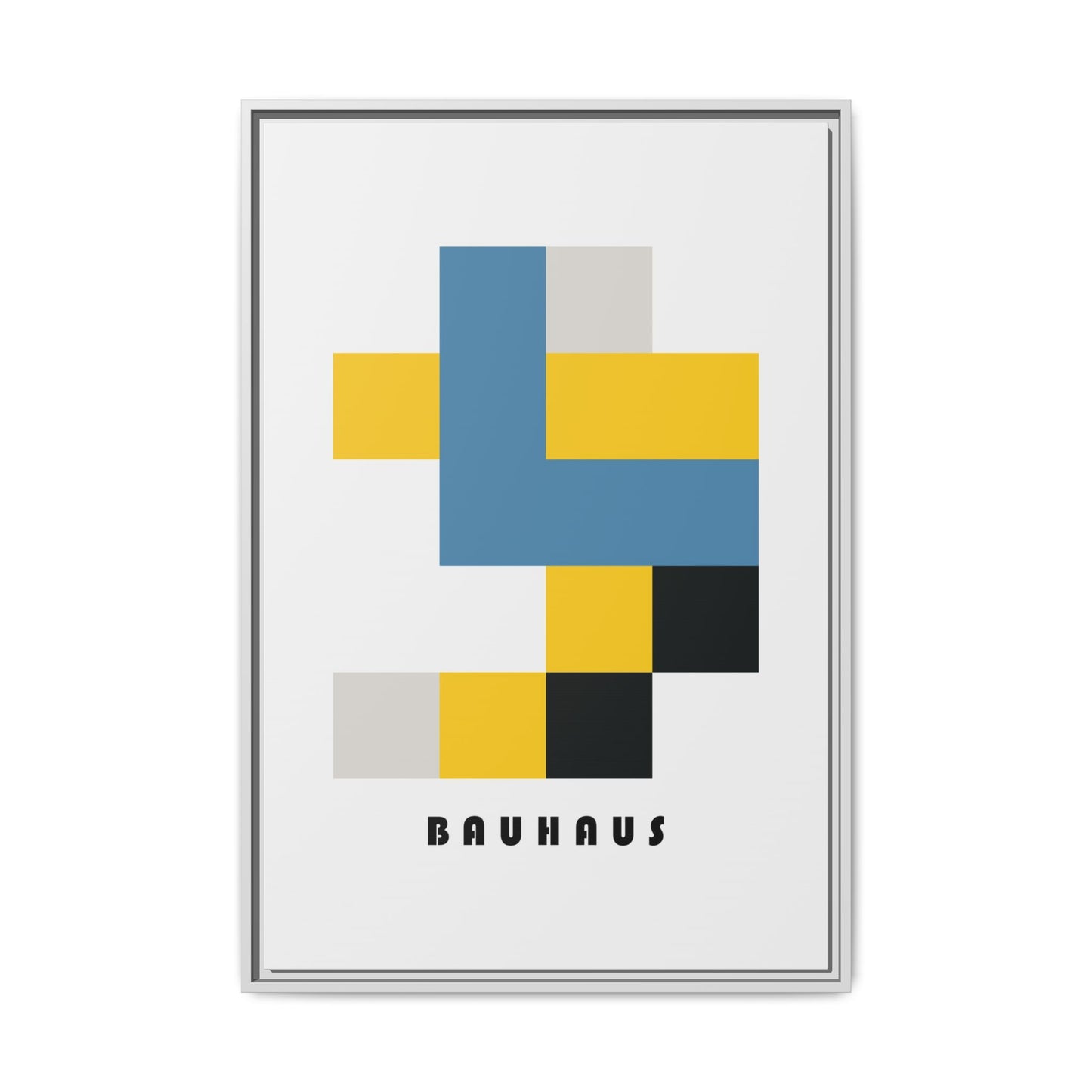 Bauhaus Art Canvas Print - Framed Modern Wall Decor
