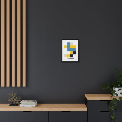 Bauhaus Art Canvas Print - Framed Modern Wall Decor