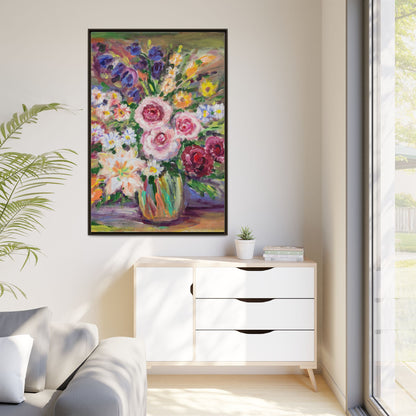 Matte Canvas, Framed (Multi-color)