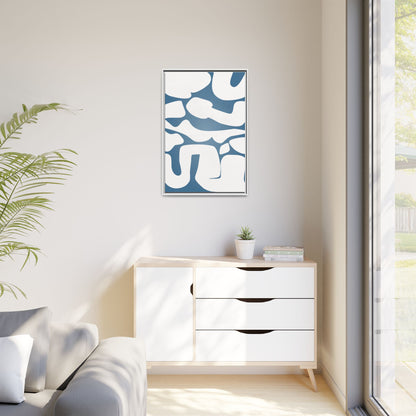 Modern Abstract Framed Canvas Art