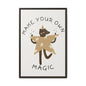 Magic-Inspiring Framed Canvas Art | Home Decor, Wall Art, Inspirational Gift, Bear Decor, Kids Room Artwork