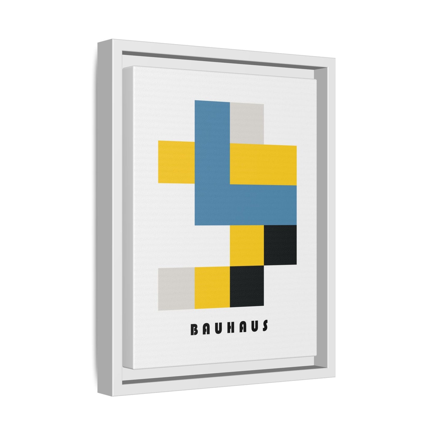 Bauhaus Art Canvas Print - Framed Modern Wall Decor