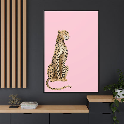 Leopard Art Print - Stylish Framed Canvas for Modern Decor