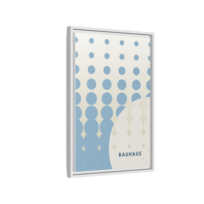 Bauhaus Abstract Framed Matte Canvas Wall Art - Modern Home Decor