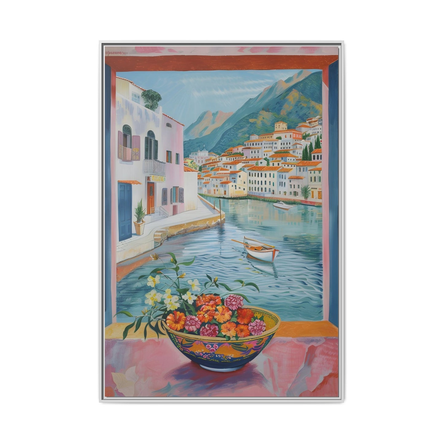 Matte Canvas, Framed (Multi-color)