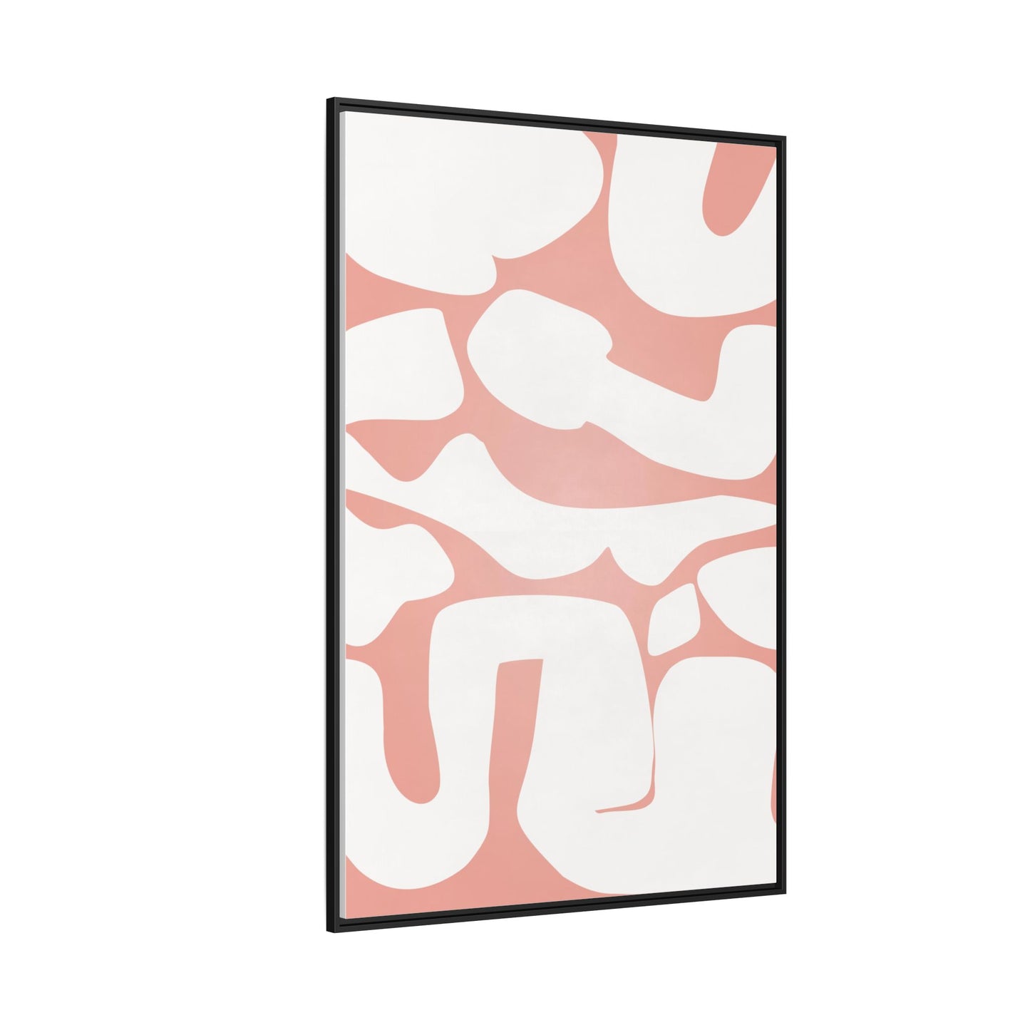 Modern Abstract Framed Canvas Art - Multi-Color Wall Decor