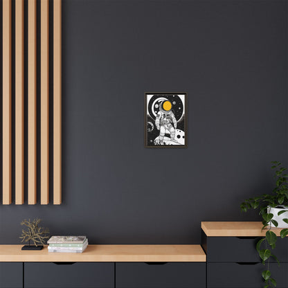 Astronaut Canvas Print, Cosmic Wall Art, Space Decor for Kids, Modern Home Decoration, Gift for Space Enthusiasts, Unique Astronaut Wall Art