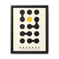 Bauhaus Inspired Framed Canvas Art - Modern Wall Decor