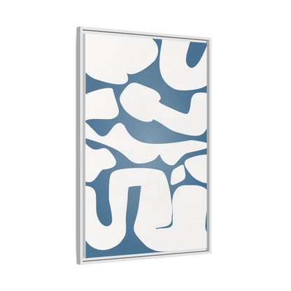 Modern Abstract Framed Canvas Art
