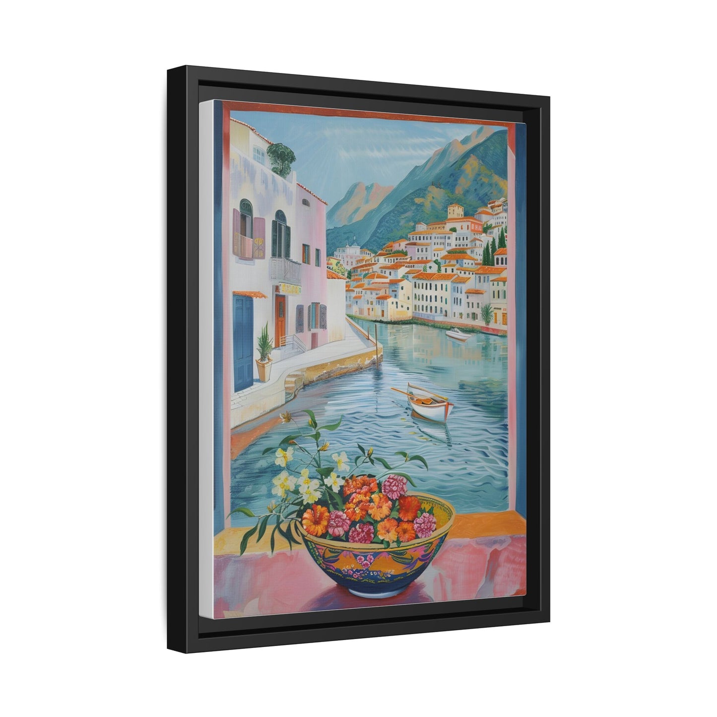 Matte Canvas, Framed (Multi-color)