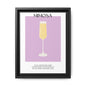 Mimosa Recipe Canvas Wall Art, Framed Home Decor, Kitchen Wall Art, Brunch Decoration, Gift for Foodies, Modern Art Print