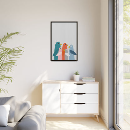 Matte Canvas, Framed (Multi-color)