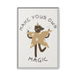 Magic-Inspiring Framed Canvas Art | Home Decor, Wall Art, Inspirational Gift, Bear Decor, Kids Room Artwork