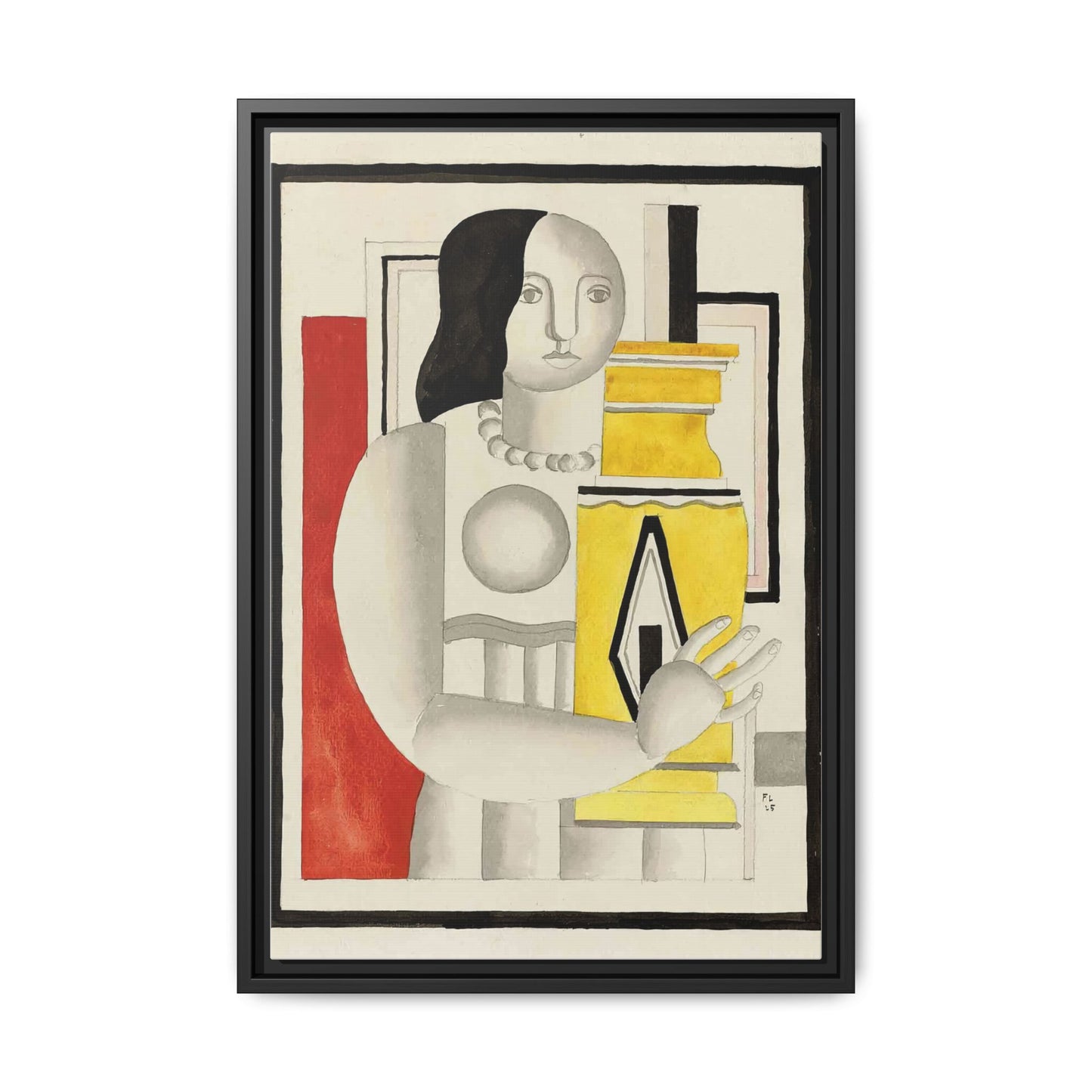 Matte Canvas, Framed (Multi-color)