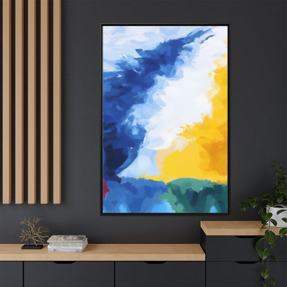 Matte Canvas, Framed (Multi-color)