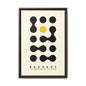 Bauhaus Inspired Framed Canvas Art - Modern Wall Decor