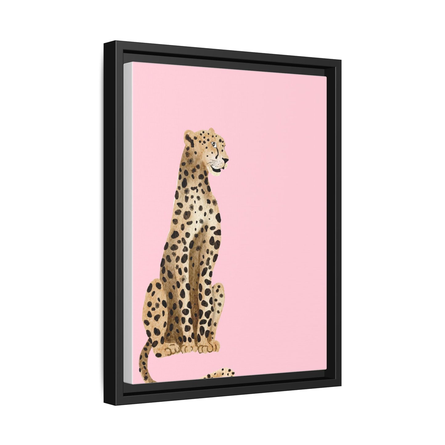 Leopard Art Print - Stylish Framed Canvas for Modern Decor