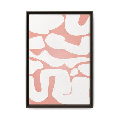 Modern Abstract Framed Canvas Art - Multi-Color Wall Decor