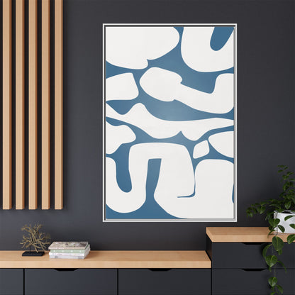 Modern Abstract Framed Canvas Art