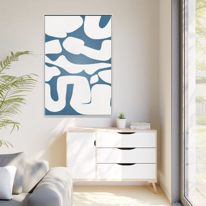 Modern Abstract Framed Canvas Art