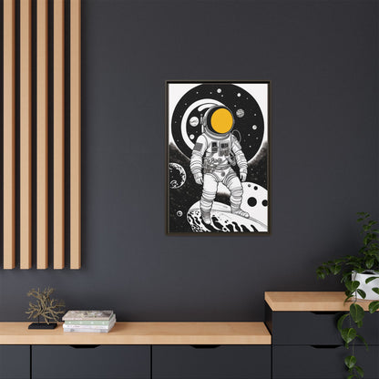 Astronaut Canvas Print, Cosmic Wall Art, Space Decor for Kids, Modern Home Decoration, Gift for Space Enthusiasts, Unique Astronaut Wall Art