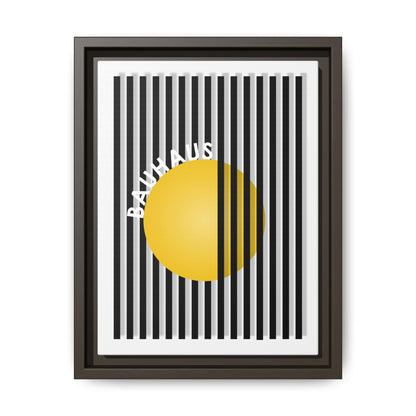 Bauhaus Art Canvas Framed Print - Modern Multi-color Wall Decor