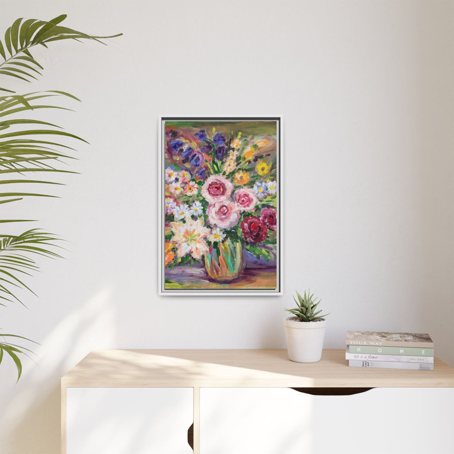 Matte Canvas, Framed (Multi-color)