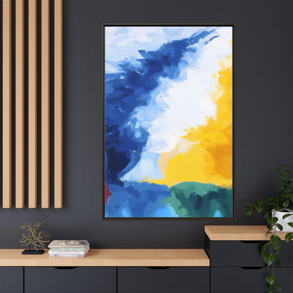 Matte Canvas, Framed (Multi-color)