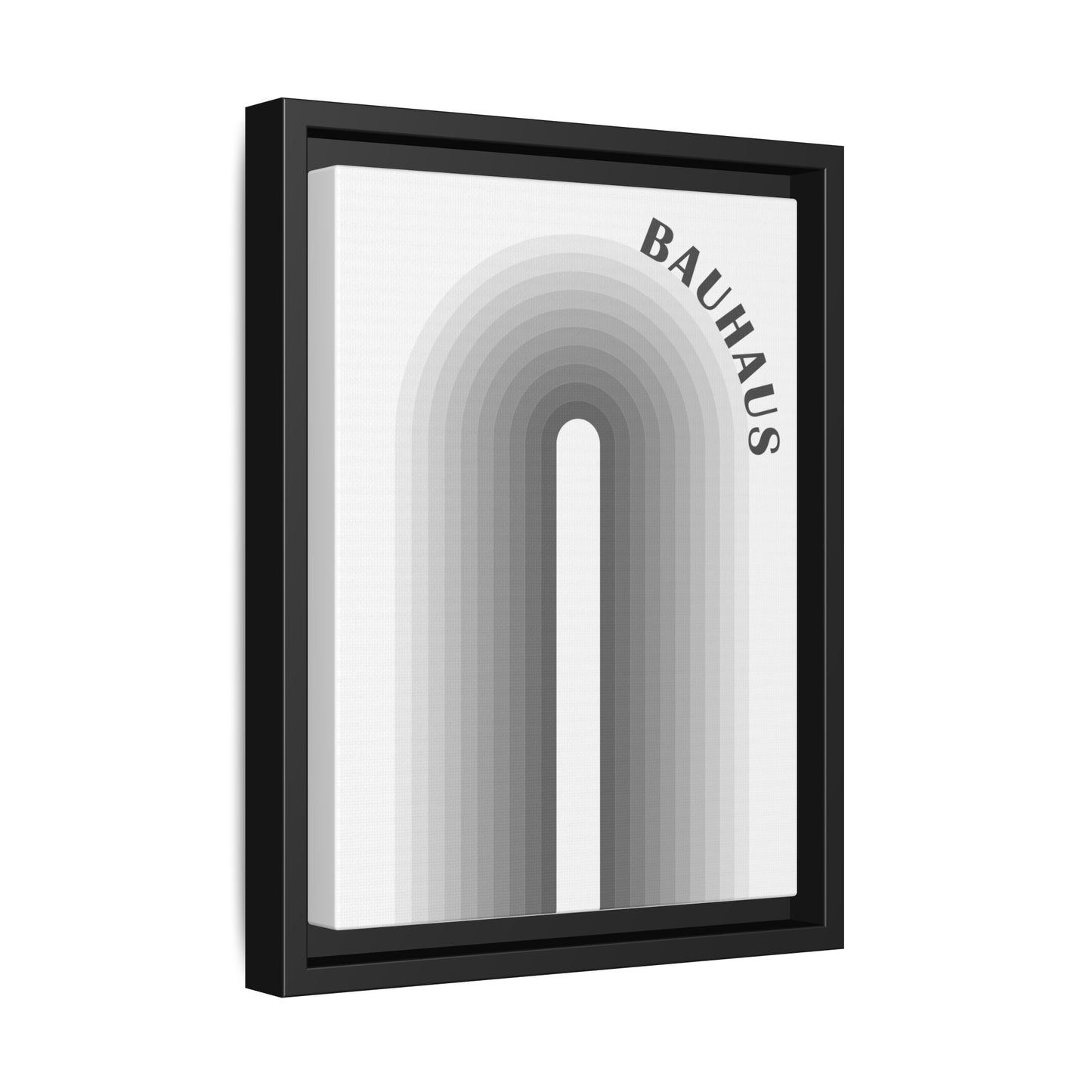 Bauhaus Framed Matte Canvas Art - Modern Geometric Wall Decor