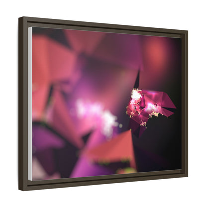 Framed Matte Canvas Abstract Art Print - Multi-Color Décor