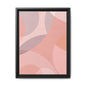 Modern Abstract Canvas Art Print - Multi-color Framed Decor