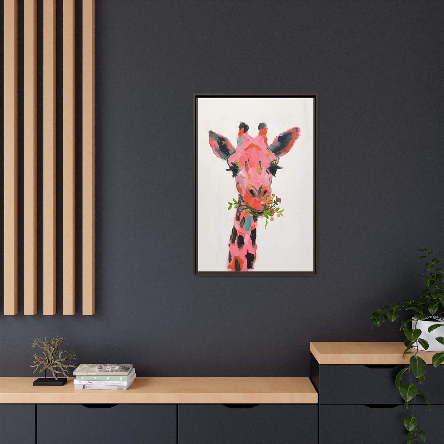 Matte Canvas, Framed (Multi-color)