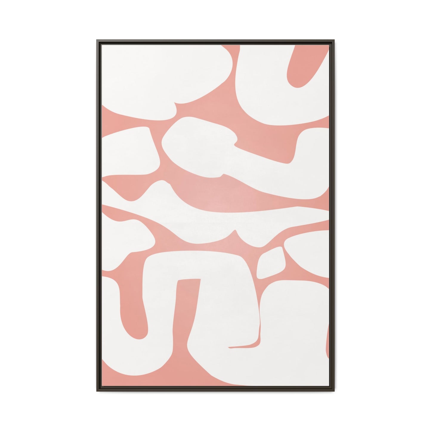 Modern Abstract Framed Canvas Art - Multi-Color Wall Decor