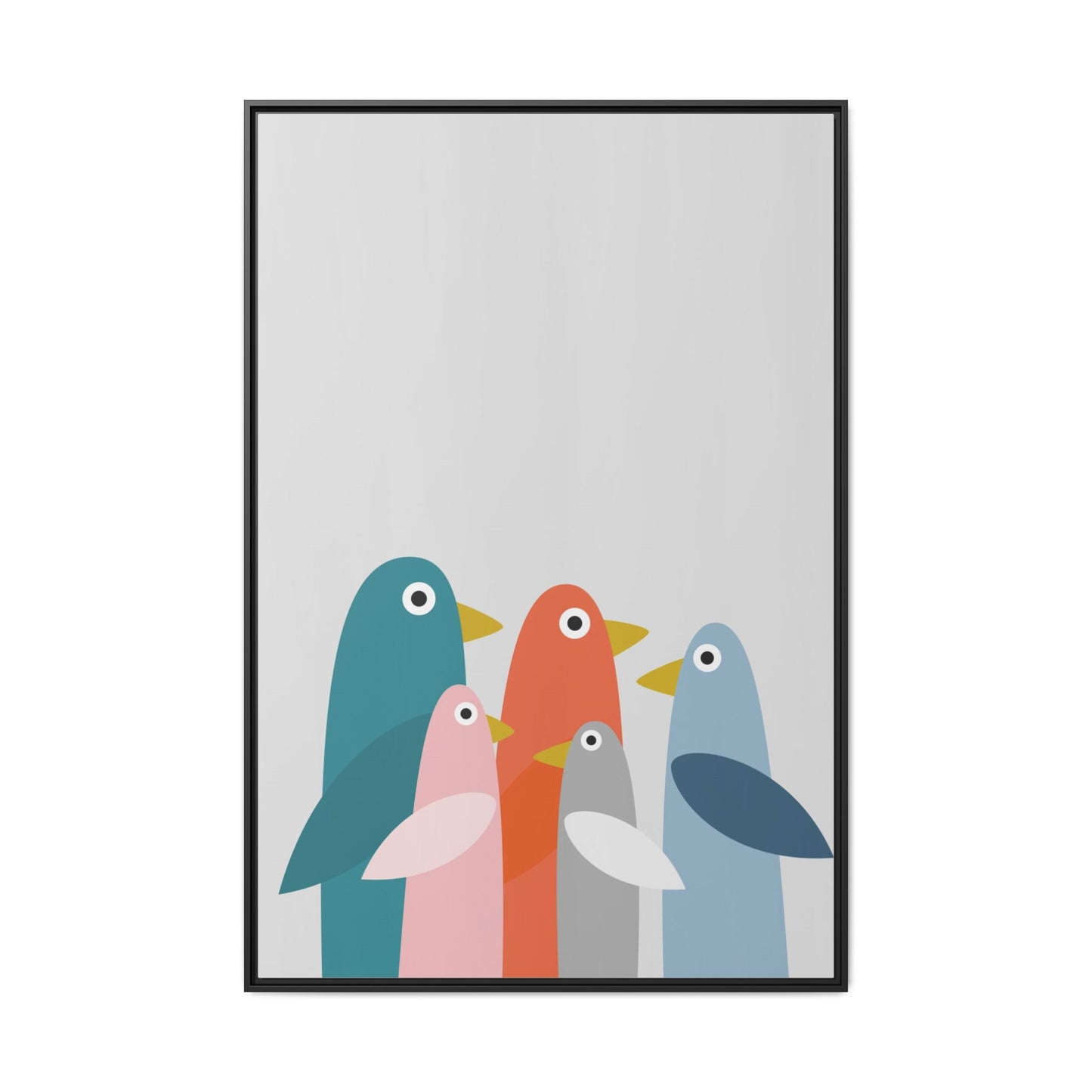 Matte Canvas, Framed (Multi-color)