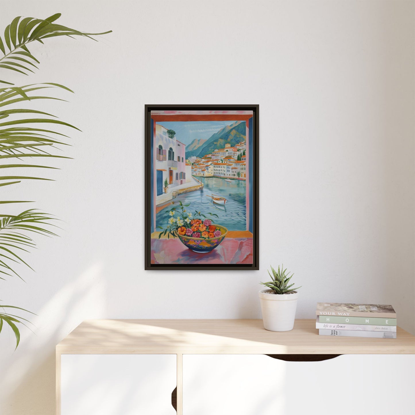 Matte Canvas, Framed (Multi-color)