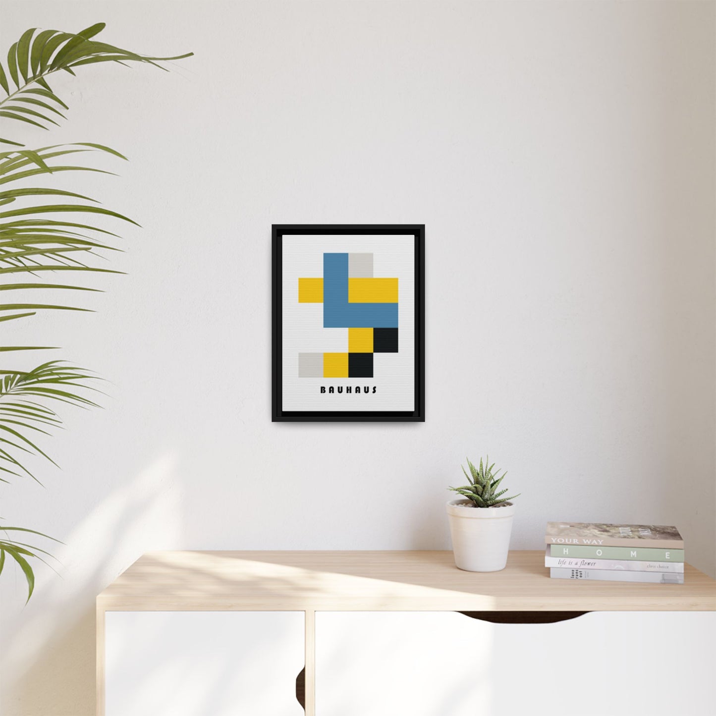 Bauhaus Art Canvas Print - Framed Modern Wall Decor