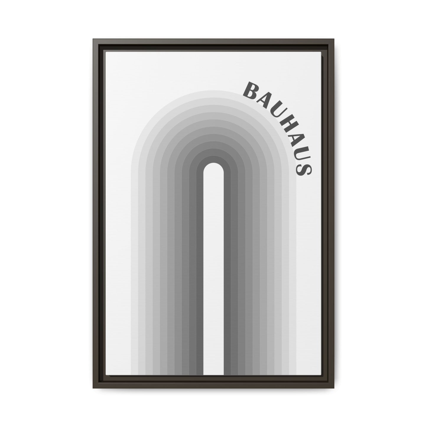 Bauhaus Framed Matte Canvas Art - Modern Geometric Wall Decor