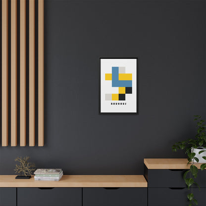 Bauhaus Art Canvas Print - Framed Modern Wall Decor