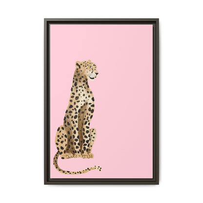 Leopard Art Print - Stylish Framed Canvas for Modern Decor