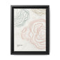 Abstract Multi-Color Framed Canvas Art Print - 2024 Decor