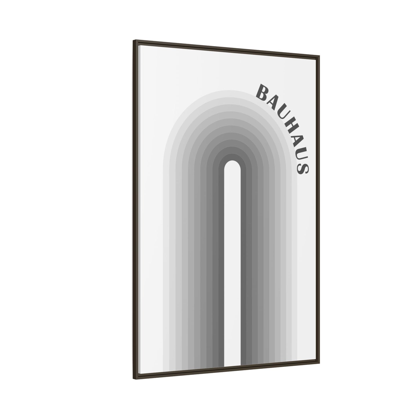 Bauhaus Framed Matte Canvas Art - Modern Geometric Wall Decor