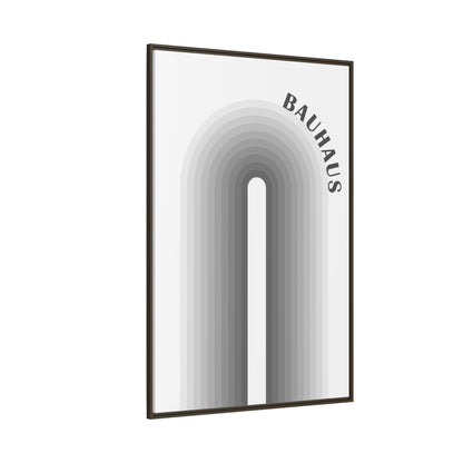 Bauhaus Framed Matte Canvas Art - Modern Geometric Wall Decor