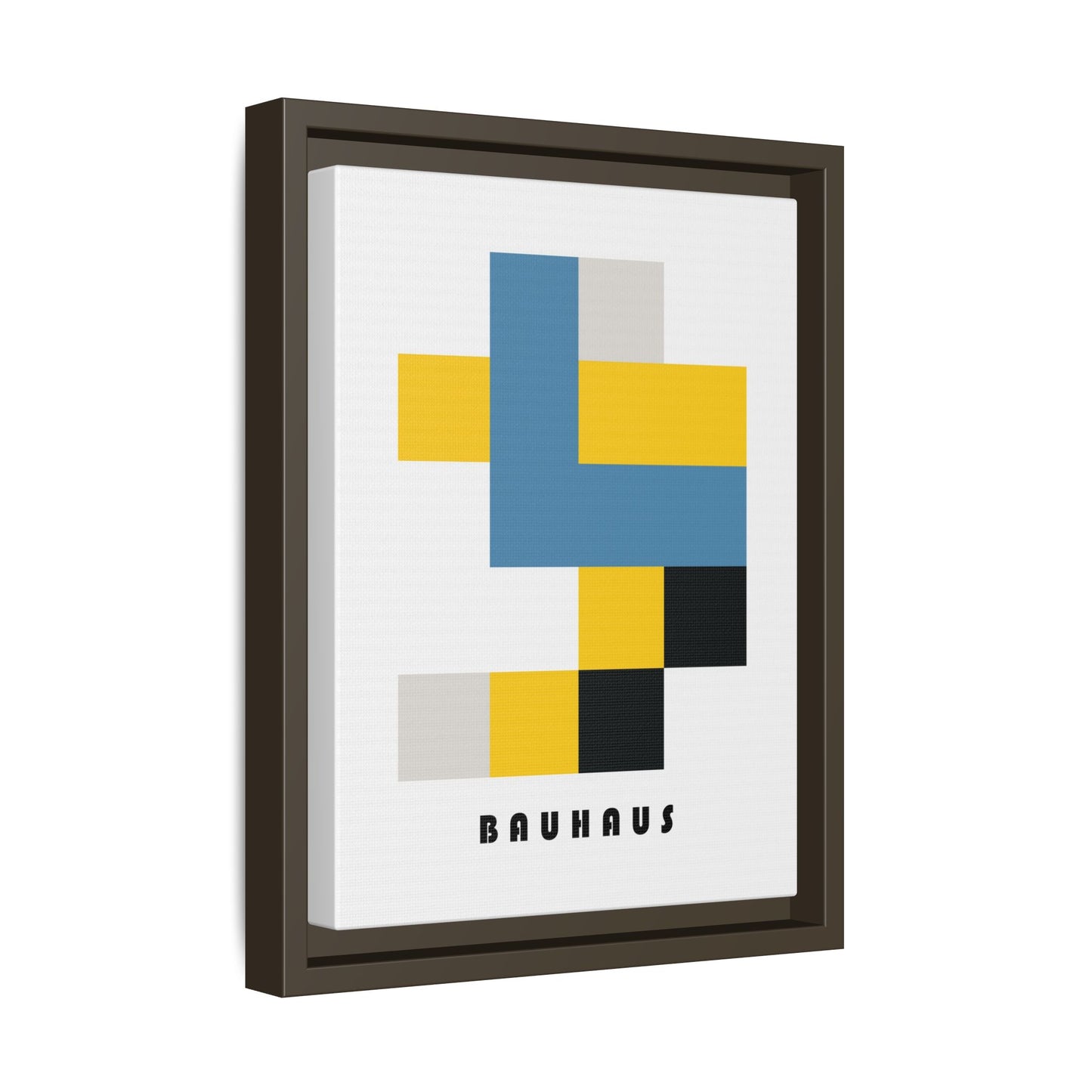Bauhaus Art Canvas Print - Framed Modern Wall Decor