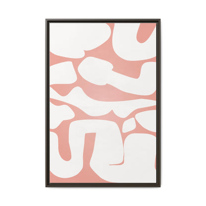 Modern Abstract Framed Canvas Art - Multi-Color Wall Decor