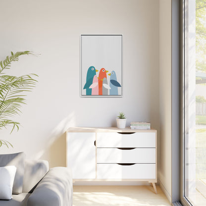 Matte Canvas, Framed (Multi-color)